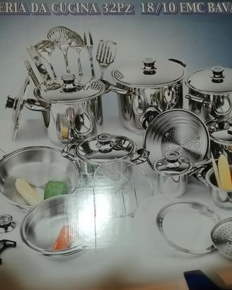 Batteria di Pentole in acciaio inox 