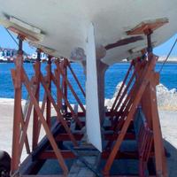 Carrello invaso per barca a vela