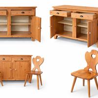 Credenza in stile rustico