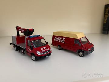 Lotto Modelli Camion Iveco Daily scala 1/43