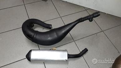 Marmitta e silenziatore Suzuki RM 125 2001-2006