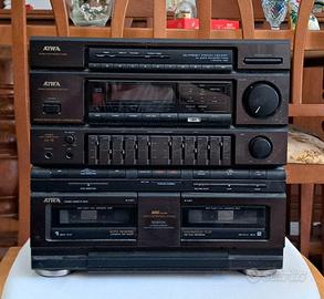 Aiwa CX-76MZ Stereo System HiFi - Funzionante