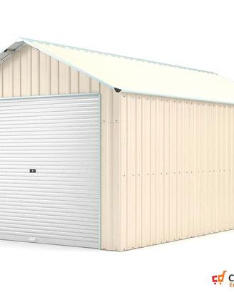 Box auto in lamiera con saracinesca 360x610 beige