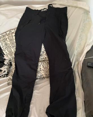 pantalone sportivo  tasche nike nero donna