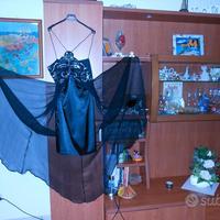 Abito vestito da cerimonia nero tg.42