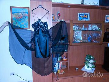 Abito vestito da cerimonia nero tg.42