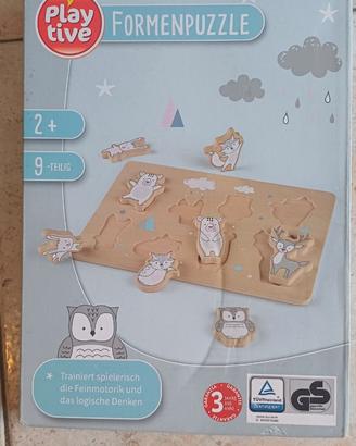 Gioco in legno sagome per bambini