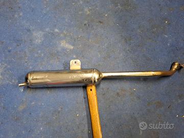 Marmitta 5322s  cromata per piaggio ciao special