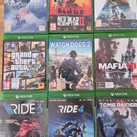 Lotto di 9 giochi XBOX ONE