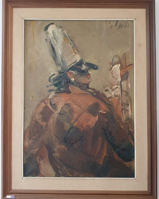 Quadro dipinto a olio di E. Cappello