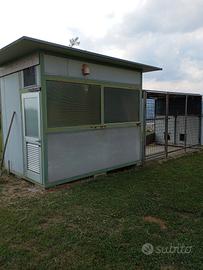 casetta coibentata con recinto per cani 