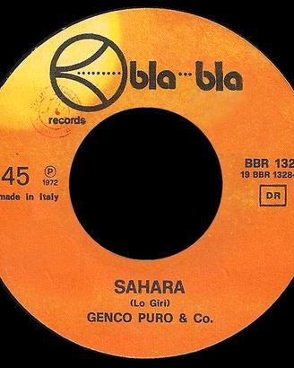Cerco - 7'' - Genco Puro & Co. - Sahara/Annamaria