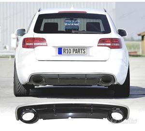 DIFFUSORE PER AUDI A6 C6 SEDAN AVANT 04-08 LOOK RS
