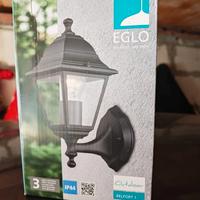 LAMPADE (2) DA GIARDINO APPLIQUE, E27, IP44, NERO