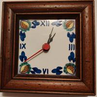 Ceramica originale Caltagirone -Orologio da cucina