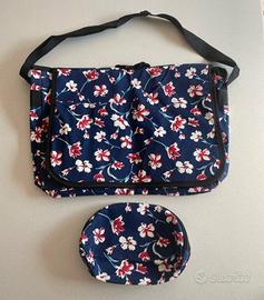 borsa a tracolla + pochette Bottega verde