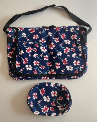 borsa a tracolla + pochette Bottega verde