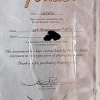 Fender Stratocaster Custom Shop 