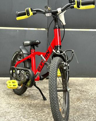 Bici bambini 16” B’TWIN Discover 500 con rotelle e