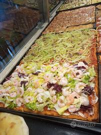 Pizzaiolo al taglio,banchi sta