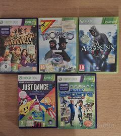 5 giochi X Box 360