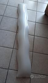 Plafoniera ondulata da 159 cm di lunghezza