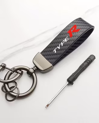 PORTACHIAVI TYPE R in CARBONIO NUOVO HONDA CIVIC