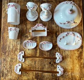 Set accessori bagno in ceramica artigianale