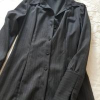 abito gessato in lana