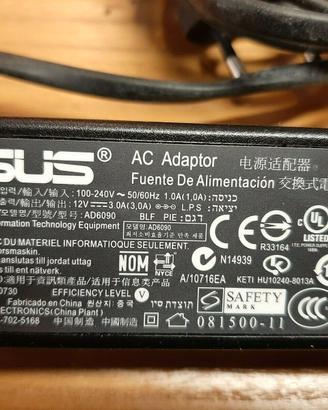 Alimentatore originale per portatile laptop ASUS
