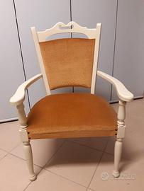 sedia con braccioli