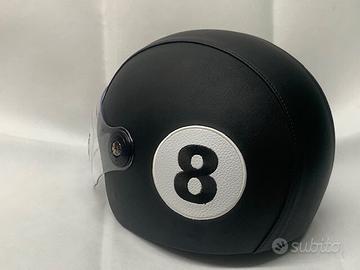 casco rivestito ecopelle VISIERA NUMERO 8 vespa px