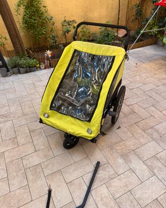 Carrello Bici e Passeggino Biposto per bambini