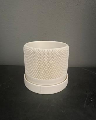 Vaso da Design Moderno con Sottovaso - Stampa 3D
