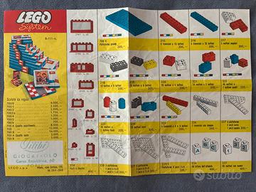 Opuscolo lego system anni 60/70