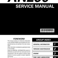 manuale digitale PDF Suzuki Burgman AN 250