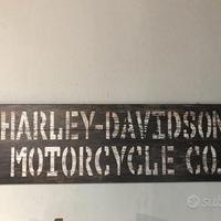 TARGA IN LEGNO HARLEY-DAVIDSON