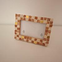 Cornice portafoto in mosaico