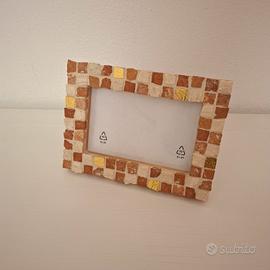 Cornice portafoto in mosaico