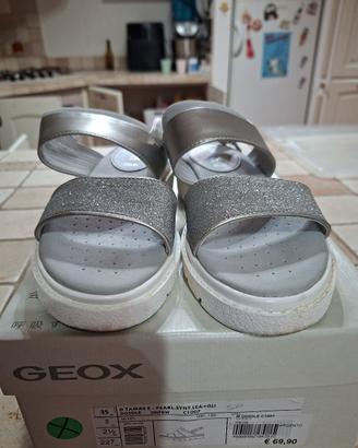 Geox sandali argento