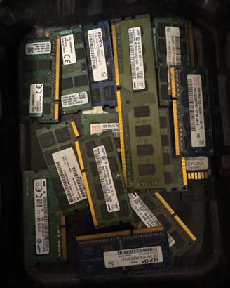 Lotto RAM Notebook 1GB-2GB DDR3 e DDR2