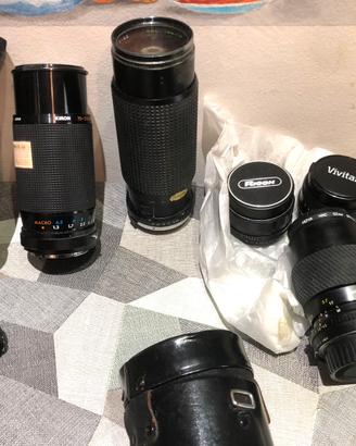 Blocco 18 obiettivi per reflex+Vario x foto