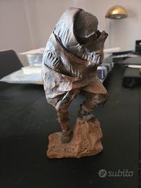 statuetta in creta opera unica 