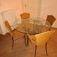 Tavolo e sedute artiginato balinese