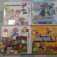 lotto 4 giochi nintendo 3ds Super Mario ITALIANO 