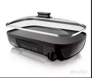 Grill elettrico a doppia piastra da tavola philips