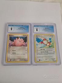 Carte Pokémon Gradate CGC – Clefairy & Spi