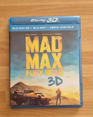 dvd blu ray Mad Max Fury Road 3D