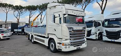 SCANIA R410 RETARDER 3ASSI CASSONE FISSO MT7.30