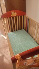 lettino per bambini con cassetto